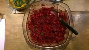 Red beet salat